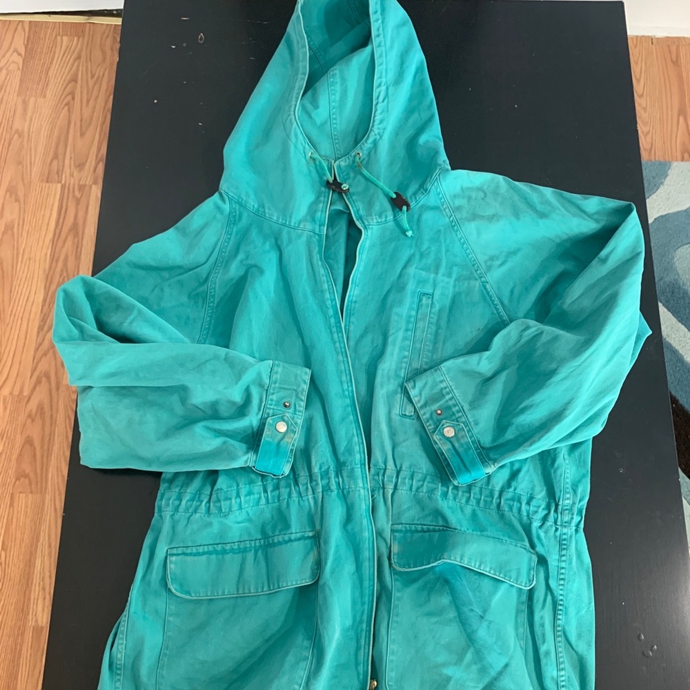 Vintage polo Ralph Lauren anorak teal large